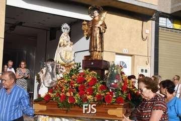 Romería popular, procesión y misa en El Caracol en la despedida de sus fiestas/TA y Francisco Javier Santana.
